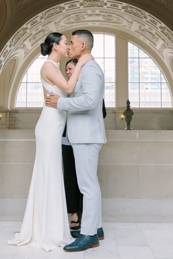Wedding Ceremony on the Fourth Floor at San Francisco City Hall